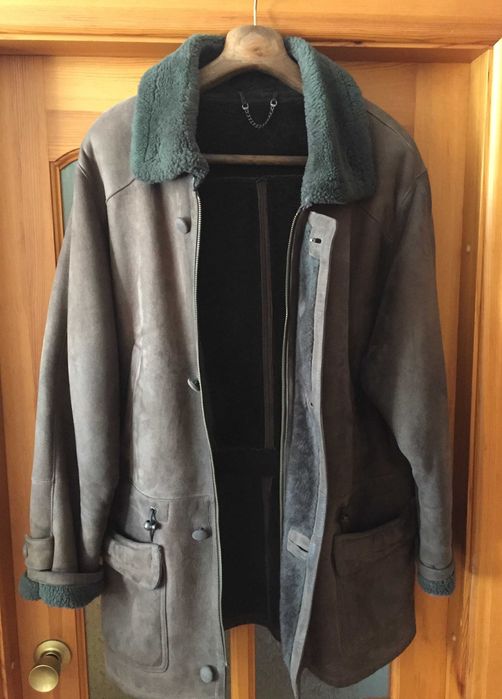 Зимняя мужская дубленка