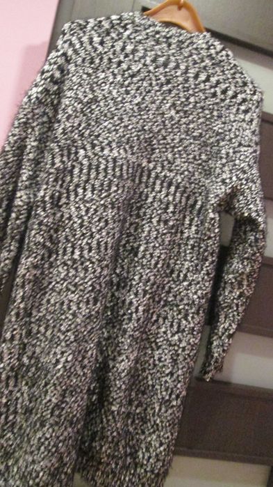 cardigan alb/negru L