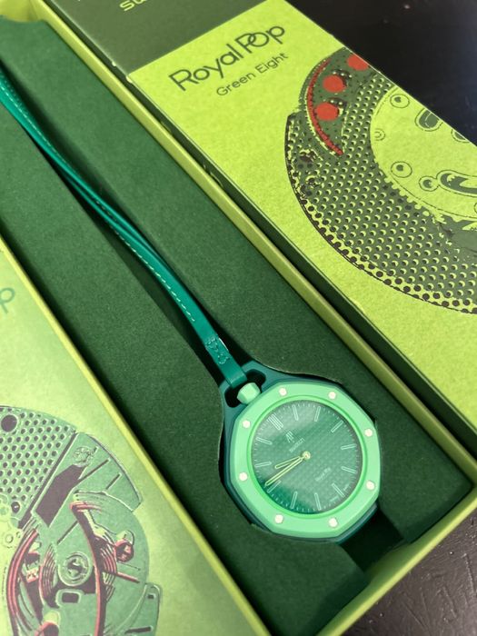 Vând ceas Audemars Piguet x Swatch – model Green Eight
