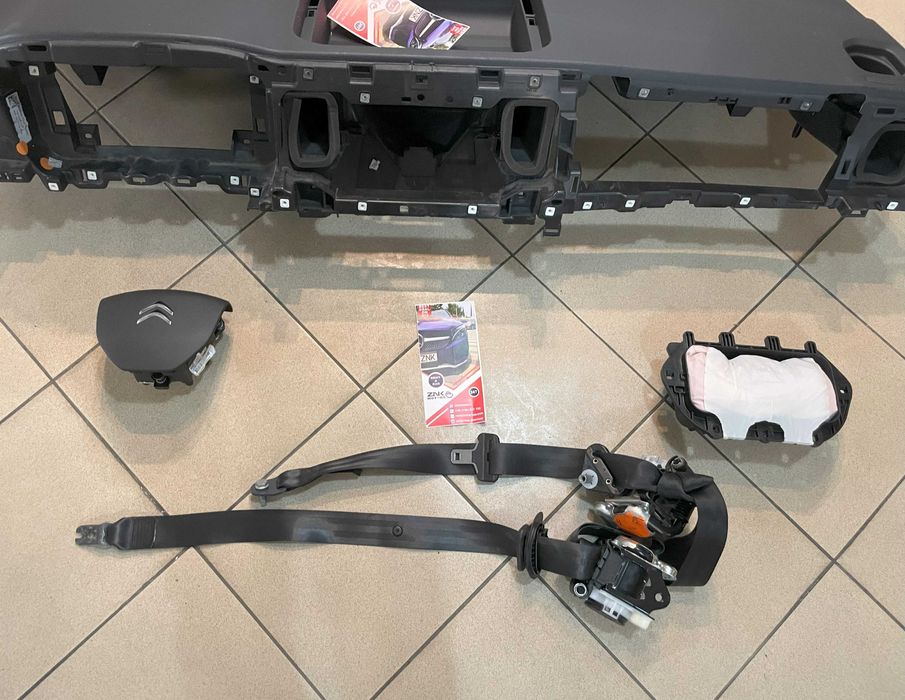 Citroen Jumpy kit airbag volan pasager - plansa de bord - set centuri