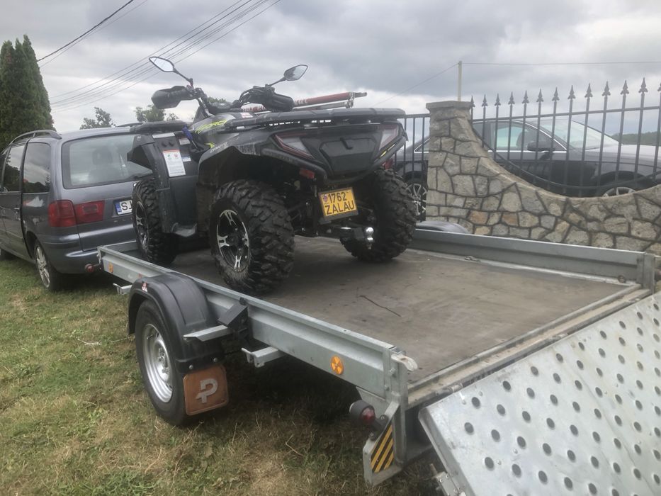 Trailer o axa 1600kg basculabila robusta 2020 categ B Urgent!