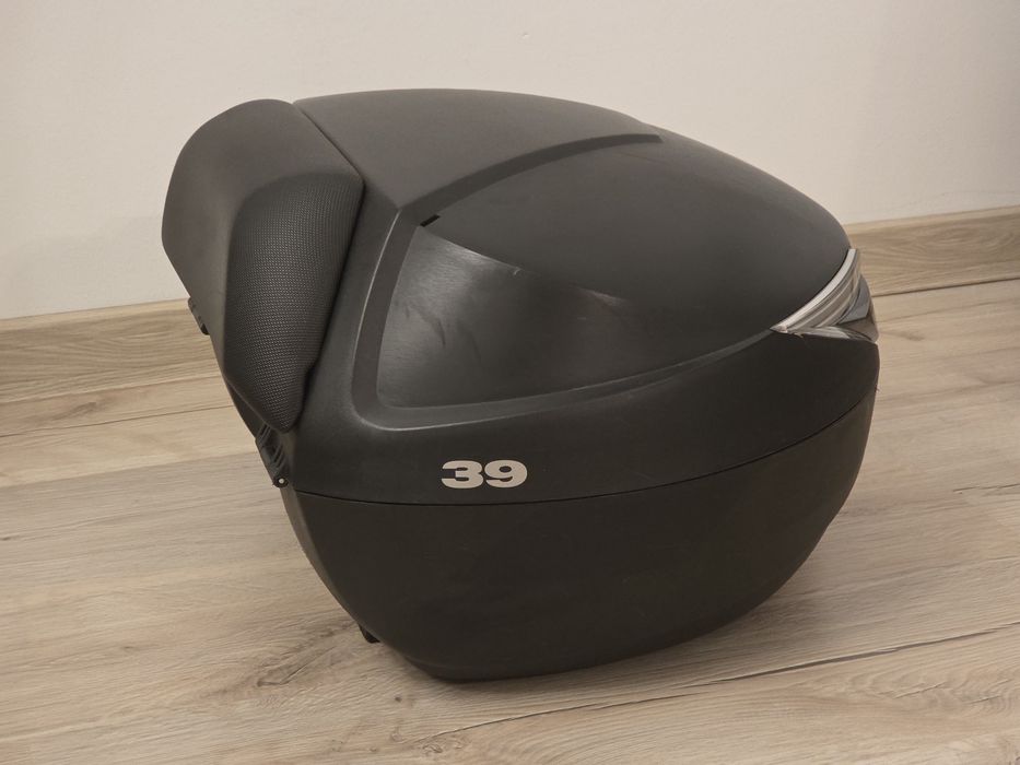 Top case Shad SH39 + spătar + kit prindere Vstrom 650 Gen3