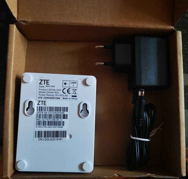 ZTE - ZXHN F601 GPON оптичен мрежов терминал (ONT)