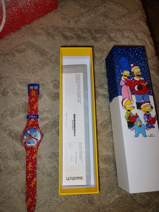 Swatch Wondrous Winter Wonderland – The Simpsons – SUOZ361 – cu cutie