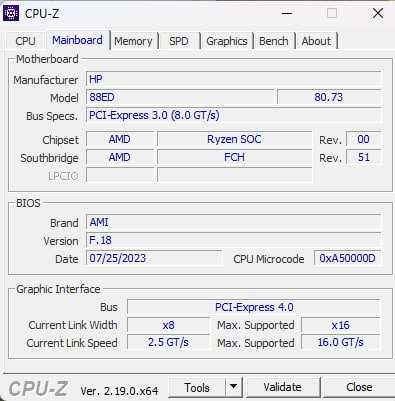 Ноутбук HP VICTUS 16 / RTX 3050 / Ryzen 5 / 16GB на запчасти