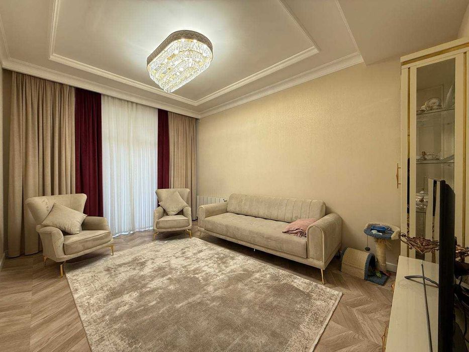 Готовая 2-комнатная квартира с балконами, OQSAROY RESIDENCE