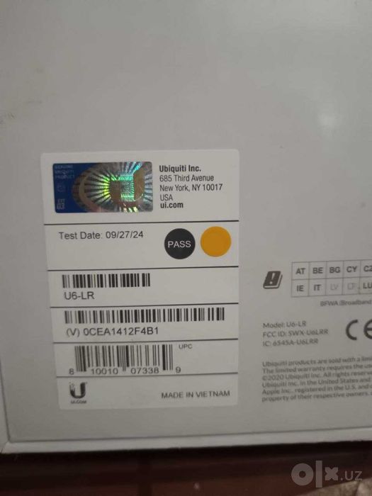 Wifi Точка доступа Ubiquiti Unifi 6 AP Long Ranger (U6-LR)