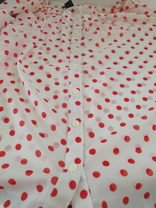 Bluza cu buline maneci lungi
