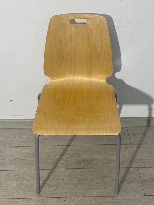 20 Buc. Scaun cu Spătar; Scaun Solid cu Structură Metalică