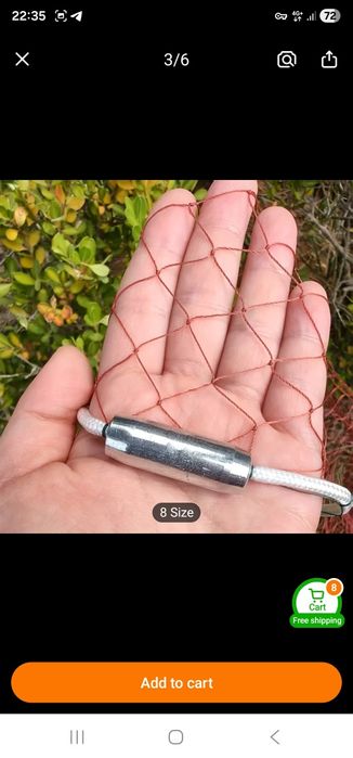 Baliq uchun to'r nakitka