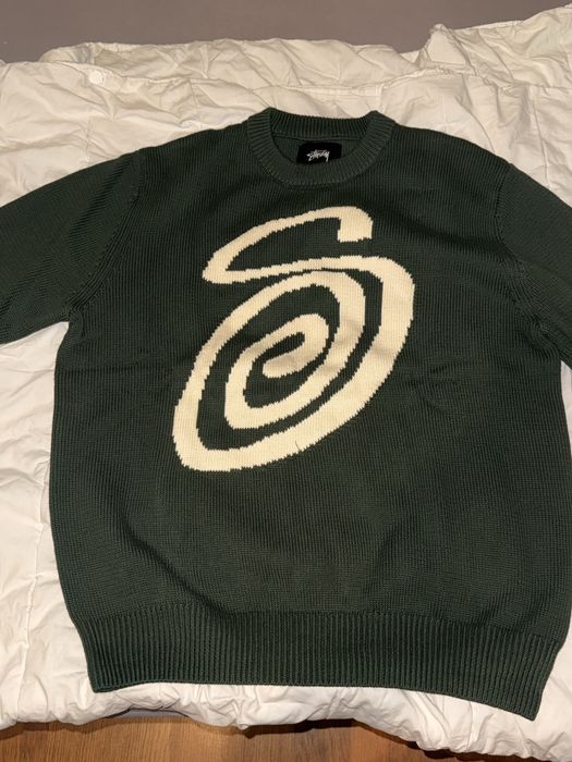 Stüssy curly s knit sweater