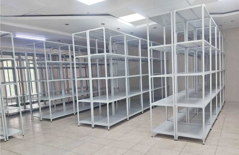 Архивные стеллажи, полочный металлический стеллаж для склада alps