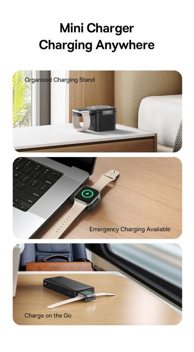 Baseus беспроводная зарядка для Apple watch s1-10 версий 2,5w