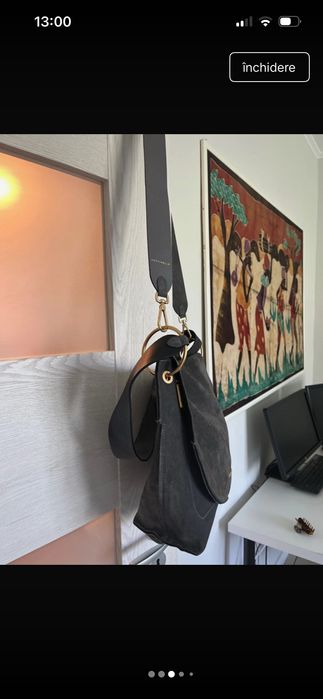 Coccinelle Suede geantă