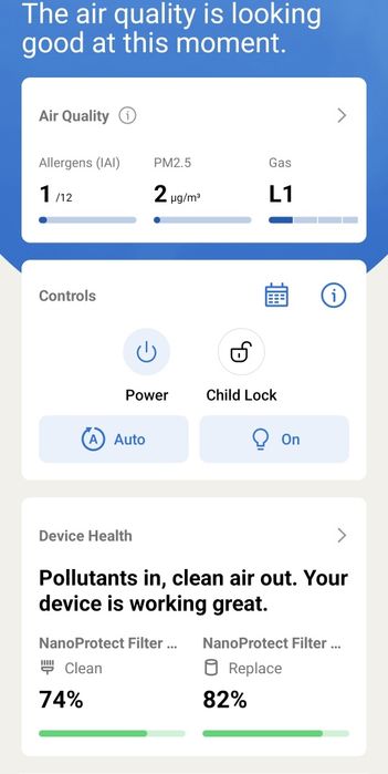 Purificator aer Philips AC3854/50 – HEPA – ideal alergii