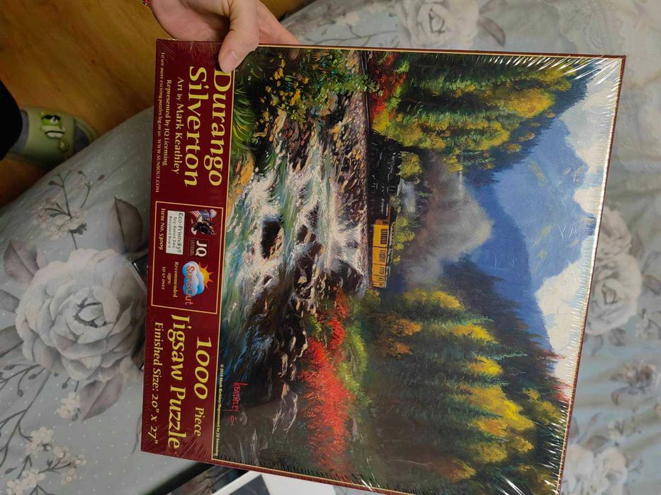 Продавам чисто нови пъзели от 1000 части на различни марки