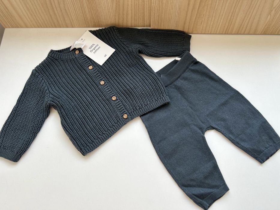 Плетен комплект за бебе H&M
