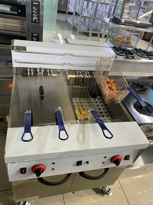 Фритюрница BROSKO 30+30л с фильтром