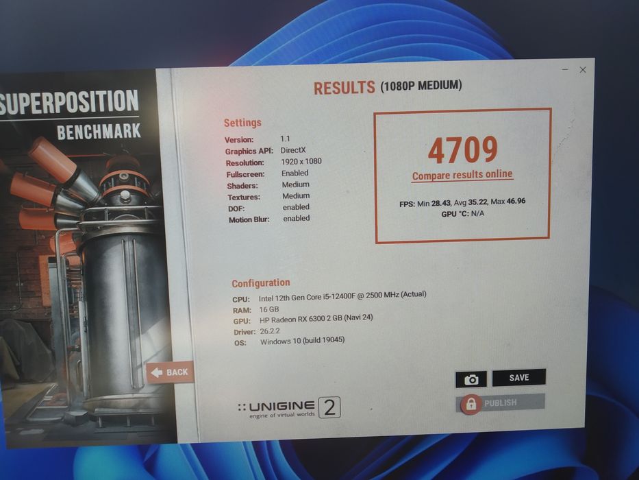 Компьютер i5 12400f RX 6300