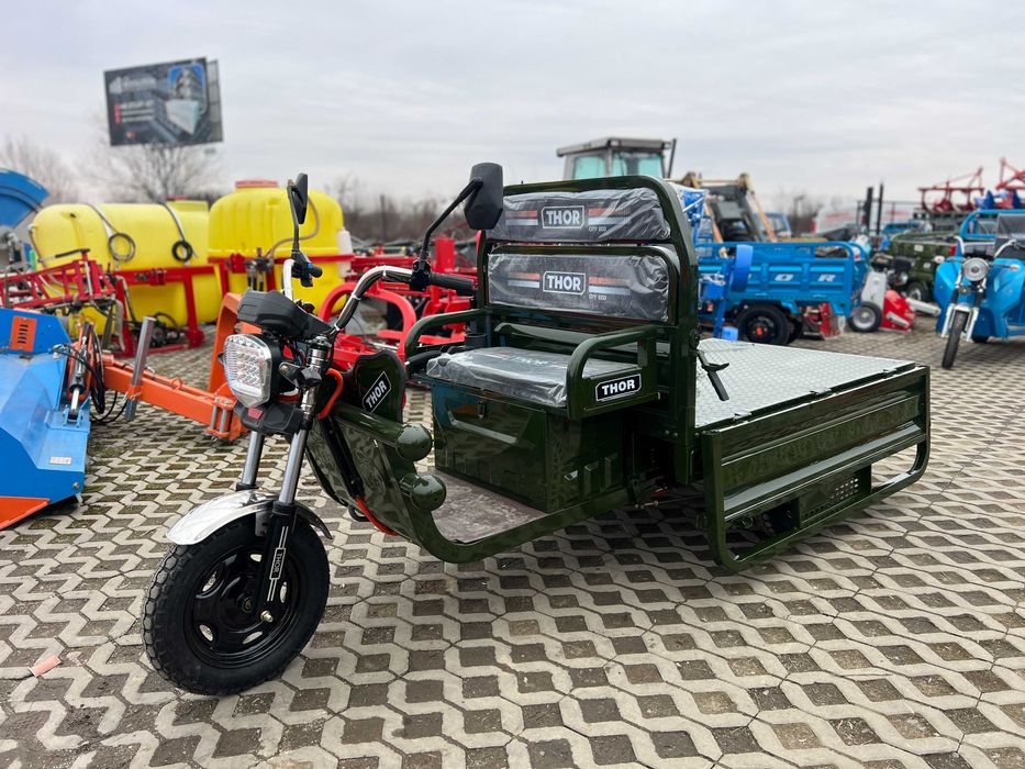 Triciclu electric THOR CITY 2 ECO tuk tuk nou Agramix
