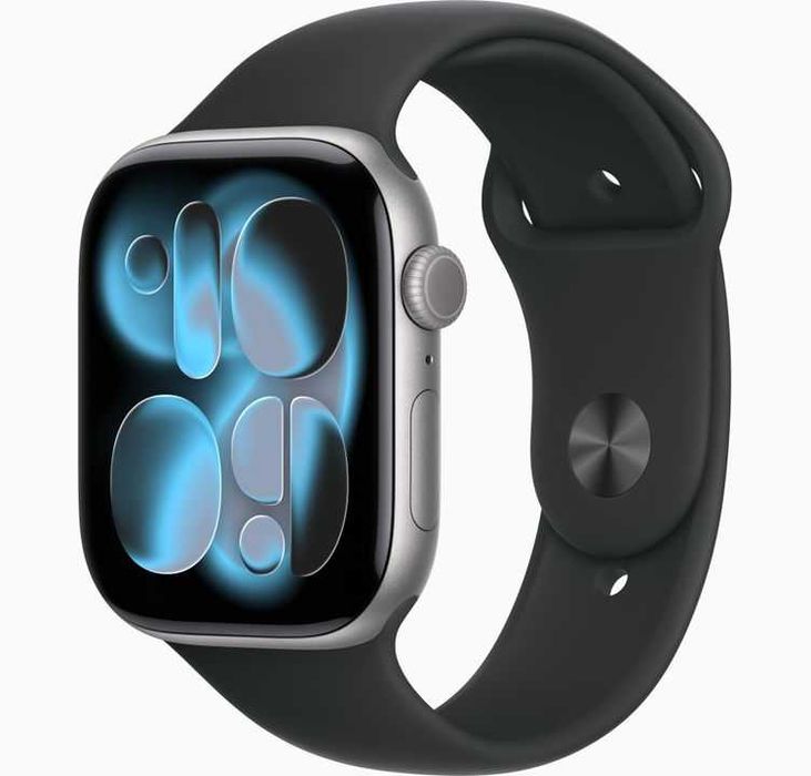 ЧИСТО НОВ! Apple Watch 11 GPS 2025 46mm Space Gray Гаранция!