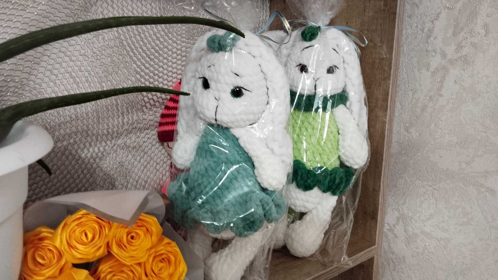 Вязанные игрушки, ручная работа