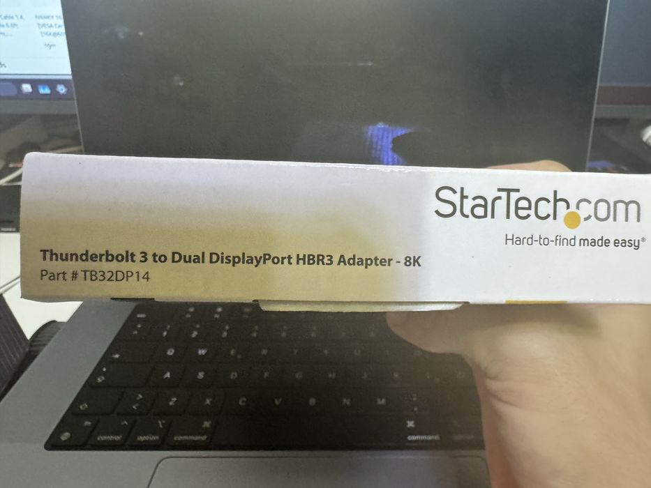 StarTech Thunderbolt to Dual DisplayPort 4K 60Hz Adapter, Mac, Windows