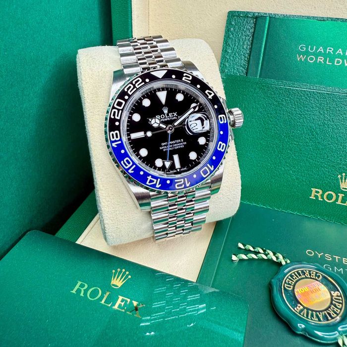 Rolex GMT MASTER II "BATGIRL | Pe STOC | 17250E | 2025 | 126710BLNR