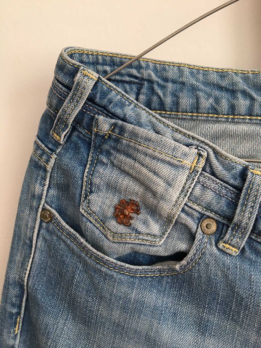 Дамски дънки,  MAISON SCOTCH,  цвят бледо син ,  модел   леко SLIM