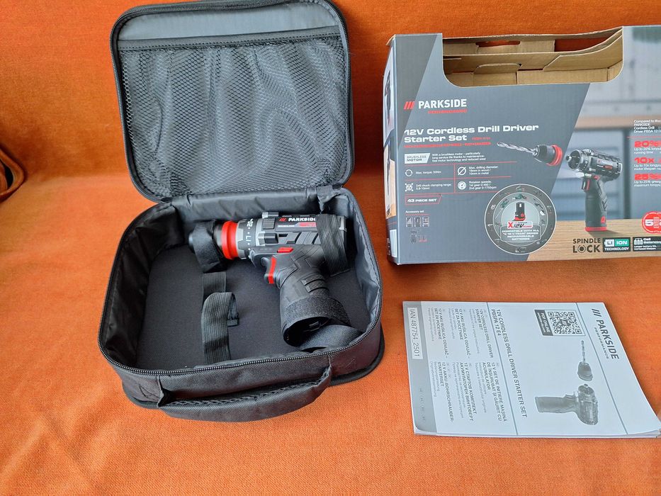 Masina Profesionala de gaurit si insurubat  Parkside Performance Brushless, 12V
