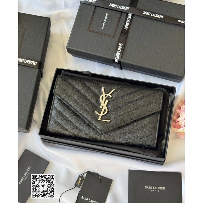 Saint Laurent Monogram Large Flap Wallet