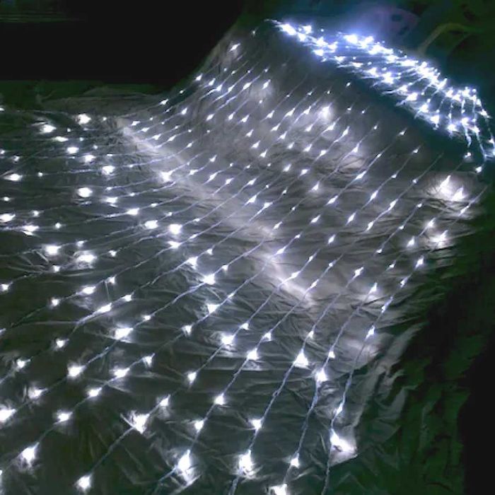 Instaltie perdea ploaie ninsoare 9x1m 6x1m 3x2m 3x3m 3x1m 4 nuante