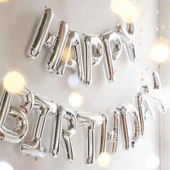 Baloane decorative, litere aniversare, zi de nastere - cifre