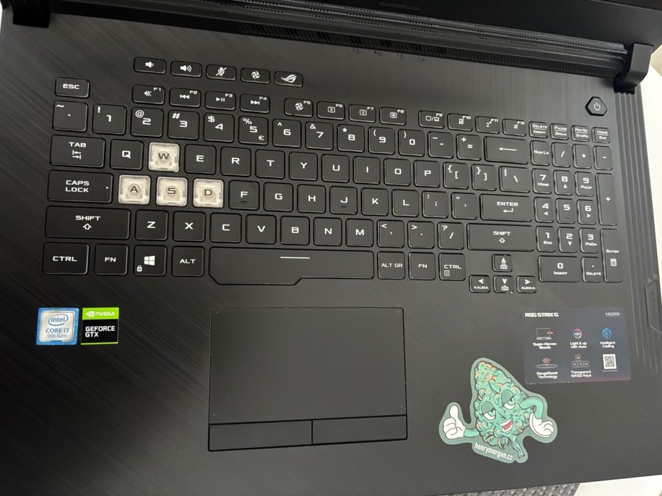 ASUS ROG Strix G731GT – i7-9750H / 8GB RAM / SSD 256GB + HDD 512GB / 17,3”