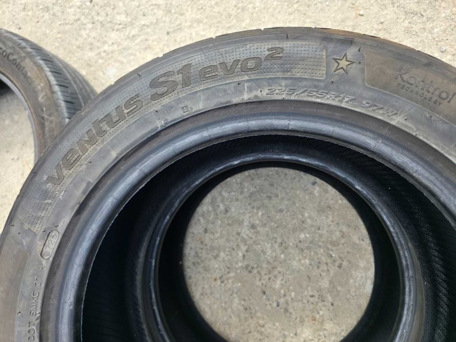2 Anvelope de VARA - 225/55/17 97W - Hankook Ventus S1 EVO 2 * OEM BMW - CA NOI - DOT 2025 !