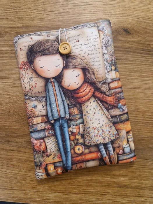 Калъф за книга – картина от плат