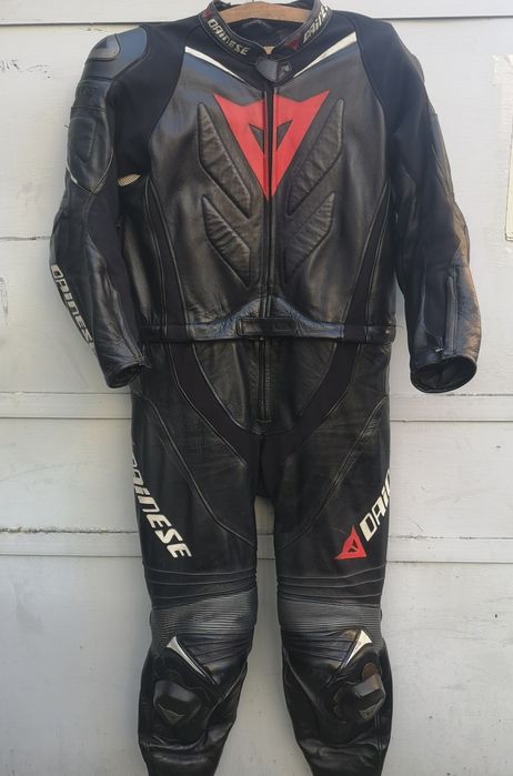 Costum moto piele premium Dainese Laguna