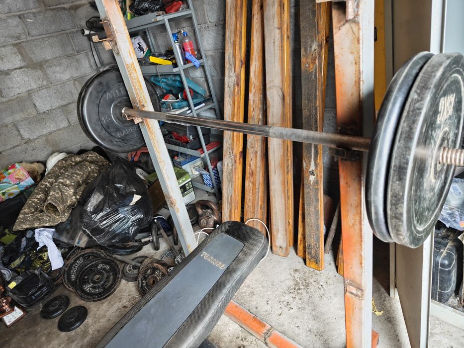 Продам штангу и блины