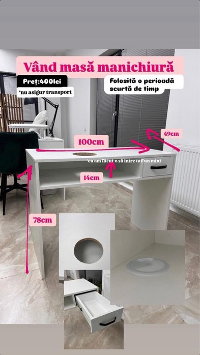 Masă de manichiură de vânzare