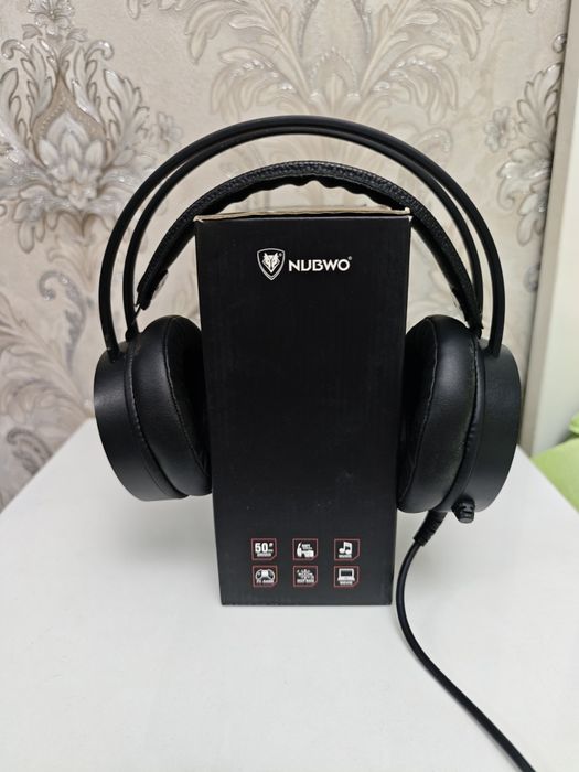 НОВАЯ игровая гарнитура NUBWO N20 , накладные наушники конечности USB!