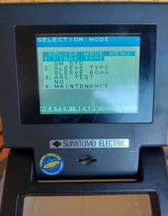 Vand Aparat Sudura prin Fuziune cu Fibra optica Sumitomo