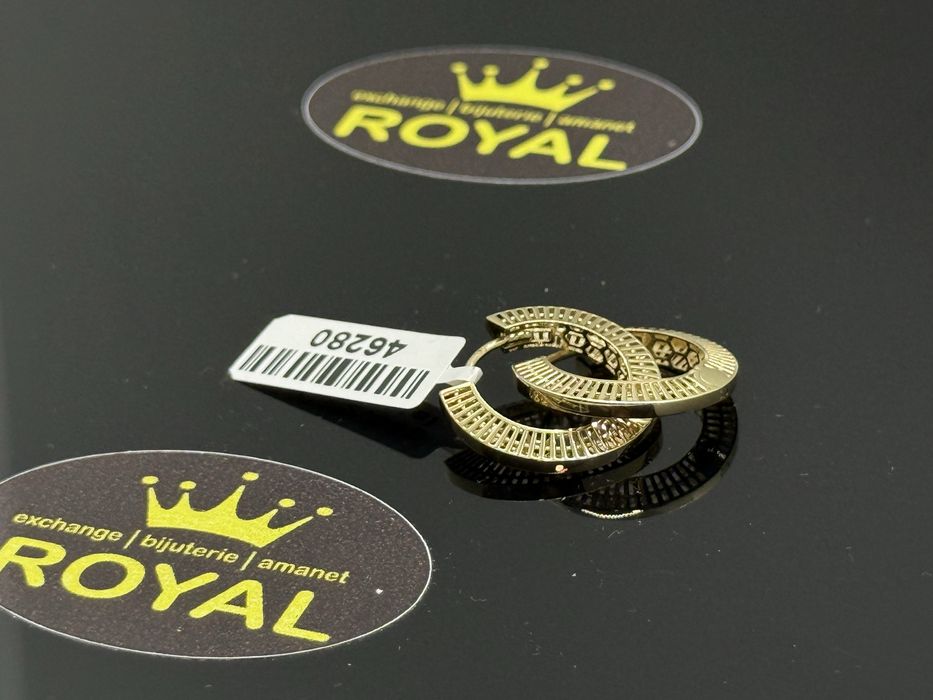 Bijuteria ROYAL : Cercei AUR 14K / 2.53 GR
