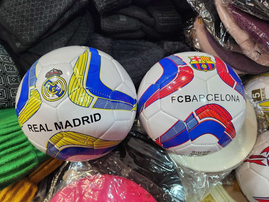 Футболна топка Реал Мадрид и Барселона за Деца и Юноши 2025
