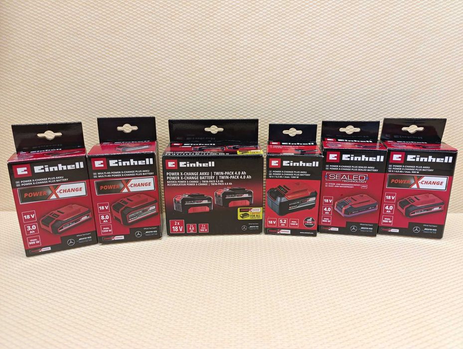 Acumulatori si Incarcatoare pentru scule Einhell 18/36V - NOI