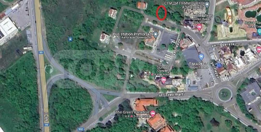 Парцел в гр. Приморско