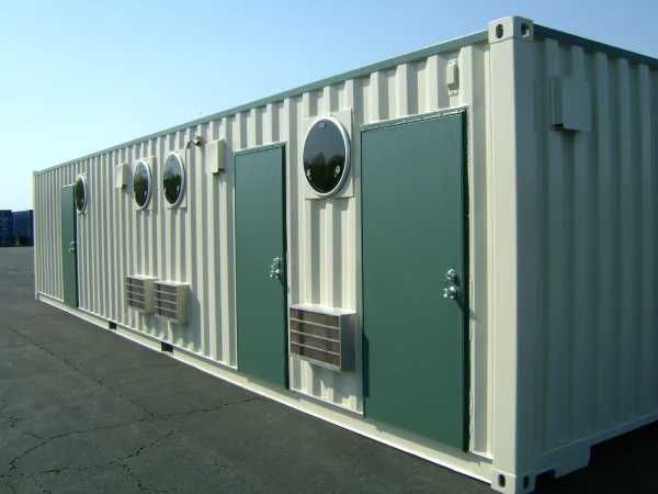 Склад-бытовка офис из контейнера 40 футов под ключ