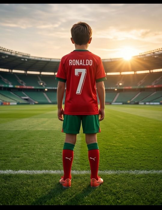 CR7 детско юношески футболни екипи Португалия НОВО 2026-27 год