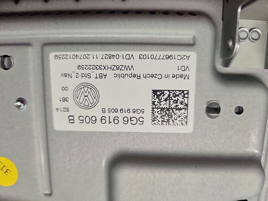 Radio CD cu navigatie Volkswagen Touran (5T1) R-line [Fabr 2015-preze