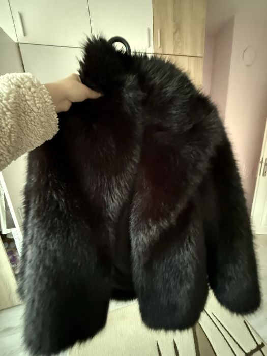 Черен кожух,марка Манго,размер S