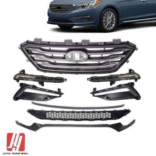 Бампер всборе на Хюндай Соната 2015 / Hyundai Sonata 2015